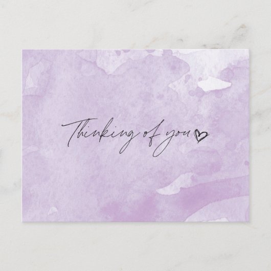 Carte Postale Pensez à vous (Devant)