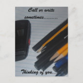 CARTE POSTALE PENSEZ À VOUS (Devant)