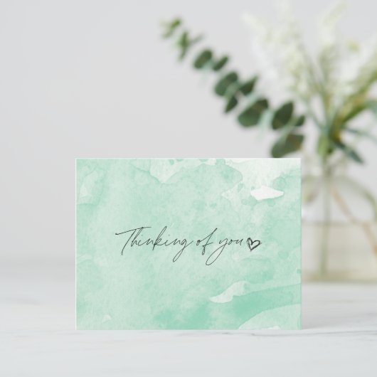 Carte Postale Pensez à vous (Debout devant)