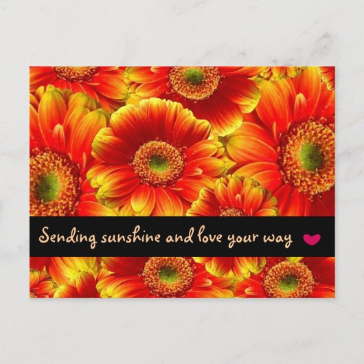 Carte Postale Pensez à vous (Devant)