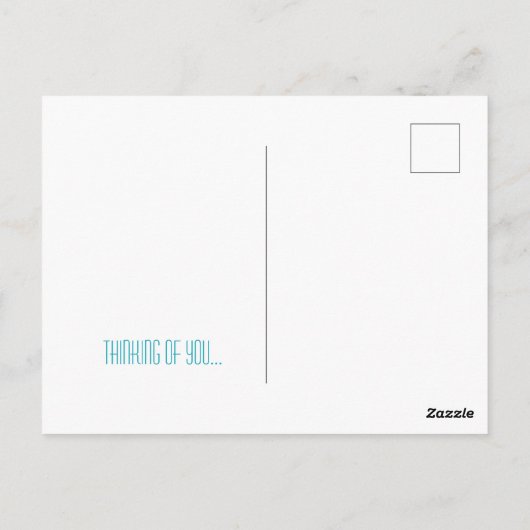 Carte Postale Pensez à vous Big Hugs (Dos)