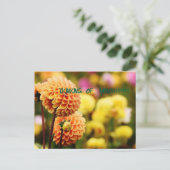 CARTE POSTALE PENSEZ À VOUS BLOOMS (Debout devant)