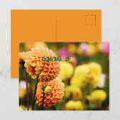CARTE POSTALE PENSEZ À VOUS BLOOMS (Devant / Derrière)