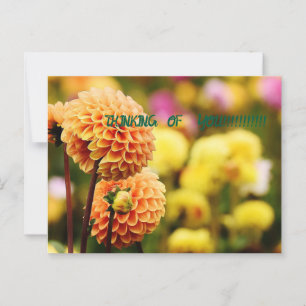 CARTE POSTALE PENSEZ À VOUS BLOOMS