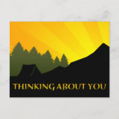 Carte Postale Pensez À Vous Depuis Camp (Devant)