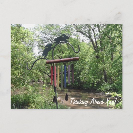 Carte Postale Pensez À Vous Fleuves Juste Dire Salut (Devant)