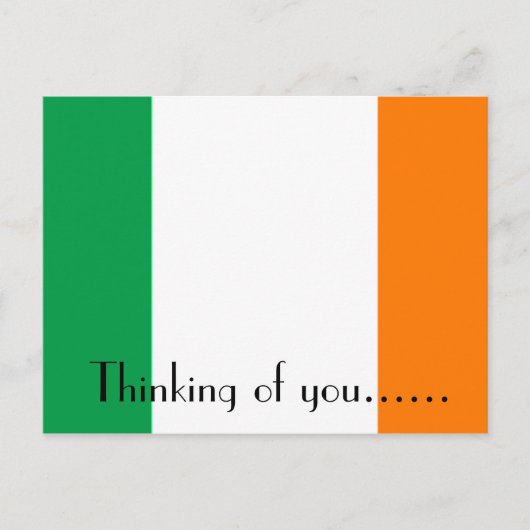 CARTE POSTALE PENSEZ À VOUS IRLANDE (Devant)