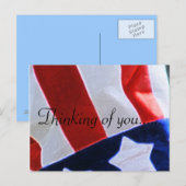 CARTE POSTALE PENSEZ À VOUS USA (Devant / Derrière)
