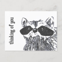 Pensez à vous Woodland Cute Raccoon