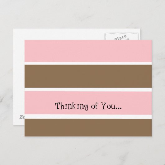 Carte Postale Pensez de vous à Napoléon (Devant / Derrière)