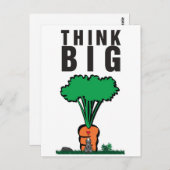 CARTE POSTALE PENSEZ GRAND (Devant / Derrière)