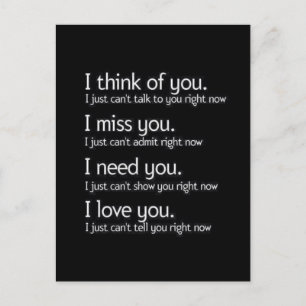 CARTE POSTALE PENSEZ QUE MANS A BESOIN D'AIMER VOUS RELATIONS SO