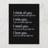 CARTE POSTALE PENSEZ QUE MANS A BESOIN D'AIMER VOUS RELATIONS SO (Devant)