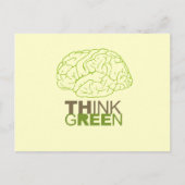 Carte Postale Pensez vert (Devant)