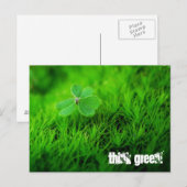 Carte Postale Pensez vert (Devant / Derrière)