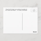 Carte postale "Pensive" (Dos)