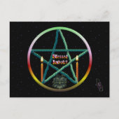 Carte Postale Pentacle Imbolc (Devant)