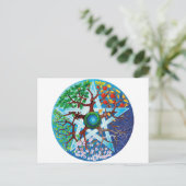Carte Postale pentacle-saisons (Debout devant)