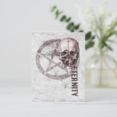 Carte Postale Pentacle Skull (Debout devant)