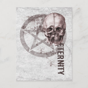 Carte Postale Pentacle Skull