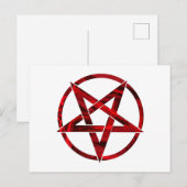 Carte Postale Pentagram Red Devil (Devant / Derrière)