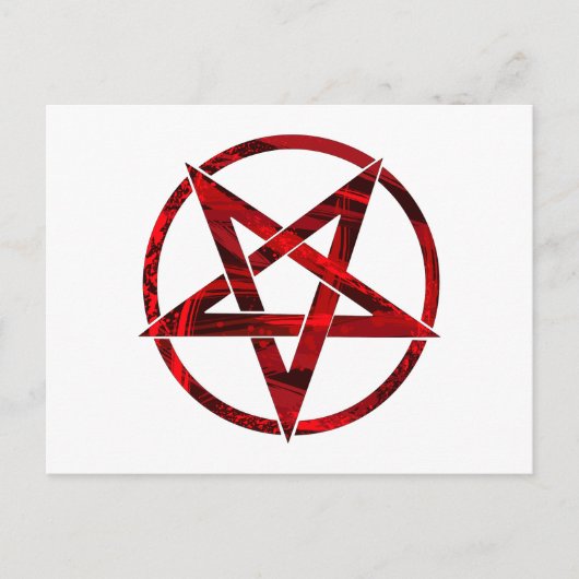Carte Postale Pentagram Red Devil (Devant)