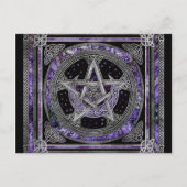 Carte Postale Pentagram Triskelion Amethyst Moon (Devant)