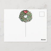 Carte Postale Pentagramme de Yule païen (Dos)