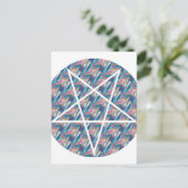 Carte Postale pentagramme hologramme (Debout devant)