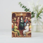 Carte Postale Pentecôte, 1450 (Debout devant)