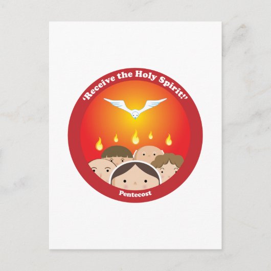 Carte Postale Pentecôte Saint-Esprit (Devant)