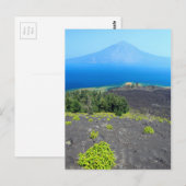 Carte Postale Pentes volcaniques d'Anak Krakatau, Java occidenta (Devant / Derrière)