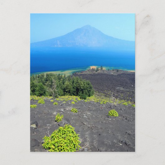 Carte Postale Pentes volcaniques d'Anak Krakatau, Java Ouest (Devant)