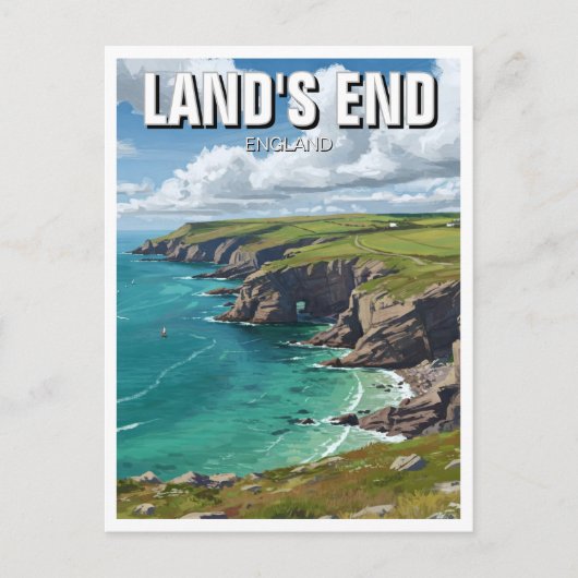 Carte Postale Penzance Land's End England Travel (Devant)