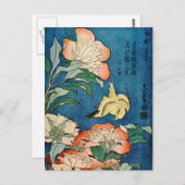 Carte postale PEONIES ASIATIQUES (Devant / Derrière)