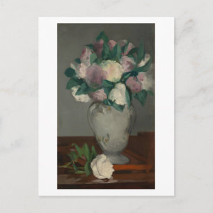 Carte Postale Peonies, Édouard Manet