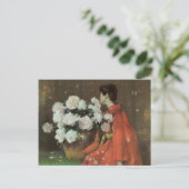 Carte postale Peonies Fine Art (Debout devant)