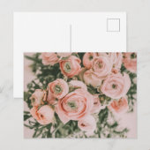 CARTE POSTALE PEONY FLEURS (Devant / Derrière)