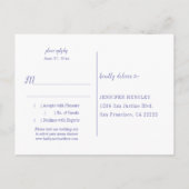 Carte postale Peony Passion RSVP (Dos)