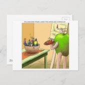 Carte Postale People Still Life Funny (Devant / Derrière)