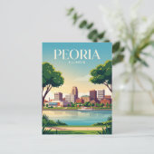 Carte Postale Peoria, Illinois (Debout devant)