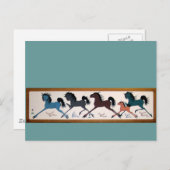 Carte Postale Pep Chalee Horse murale (Devant / Derrière)