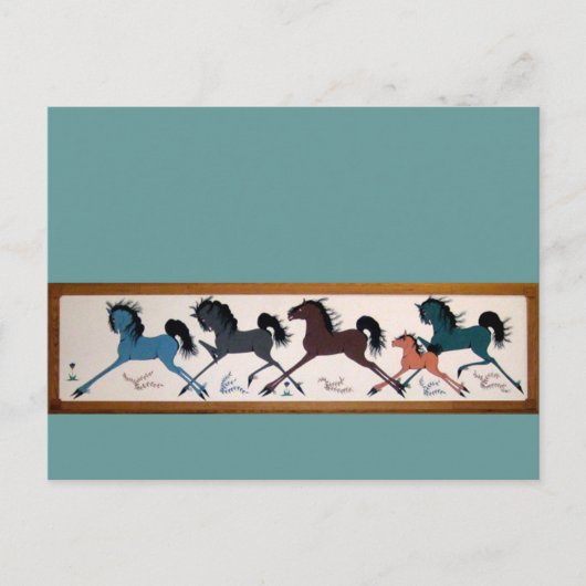 Carte Postale Pep Chalee Horse murale (Devant)