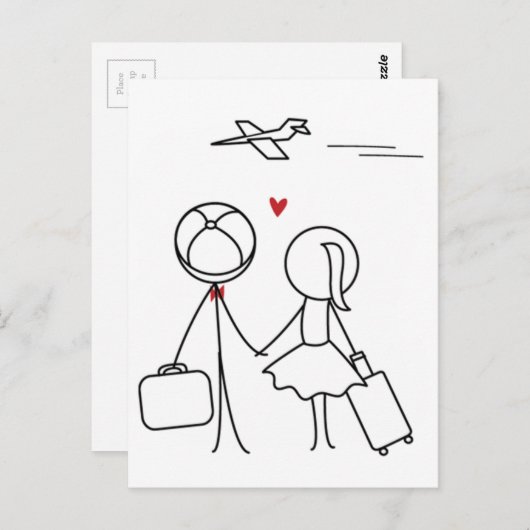 Carte Postale Pepe et Lulu (Devant / Derrière)