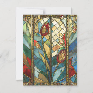 Carte Postale Pépites en chef rouges en verre tendu au lever du 