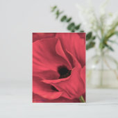 Carte Postale Pépites rouges Peinture d'art à fleurs - Multi (Debout devant)
