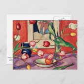 Carte Postale Peploe - Tulipes, Le Jug Bleu (Devant / Derrière)