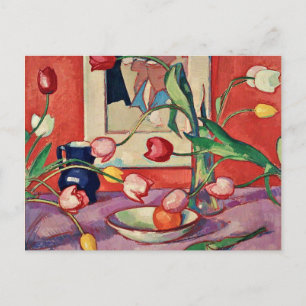 Carte Postale Peploe - Tulipes, Le Jug Bleu