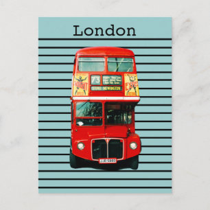 Carte Postale Pepperment Bus Londres