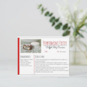 Carte Postale Peppermenthe Patty Ritz Crackers farcis ( Personna (Debout devant)